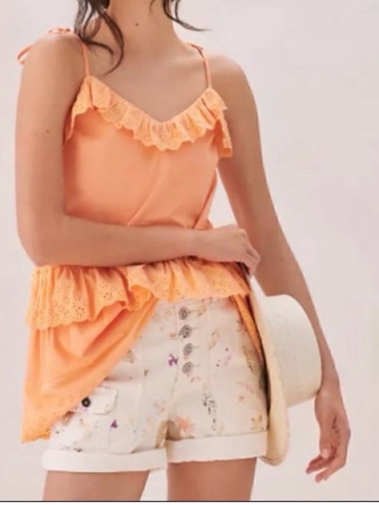 Anthropologie Tops - Anthropologie X Mare mare Ruffle Tunic top